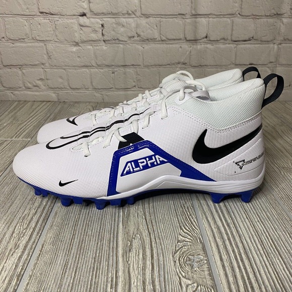 Nike Alpha Menace Varsity 3 Football Cleats Men’s 11 White CV0586-101 New - Picture 4 of 7